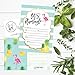 25 Flamingo Party Invitations for Kids, Teens, Adults, Boys & Girls, Blank Children Happy 1st Birthday Invitation Cards, Unique Baby First Bday Invites, Toddler 1 2 3 Year Old rsvp Invites Fill In