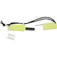 ust StrikeForce Fire Starter with Tinder, Durable Construction and Lanyard for Camping, Backpacking, Hiking, Emergency and Outdoor Survival, One Size, Model Number: 20-12147 , Orange