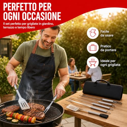 9-Piece Barbecue Tool Set Stainless Steel Barbecue Gloves Set of Tools Double Heat Resistant Oven Gloves for Barbecue Grilling Baking Fireplace