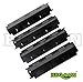 BBQMANN JI531 (4-pack) Porcelain Steel Heat Plate, Heat Shield, Heat Tent, and Flavorizer Bar Replacement for Select Gas Grill Models by Charbroil, Grill King and Others