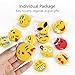 3D Emoji Magnets, Pococina 26 Pack Emoji Refrigerator Magnets Set, 1.7 Inch Funny Fridge Magnet Set for Kids Kitchen Home Decor Classroom Office Hospital