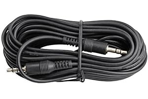 Xtenzi 3Pin Jack Flex Cable Wire Accessory for Bass Remote Knob Compatible with SKAR Audio RP and Marine Series Amplifiers (15 Feet)