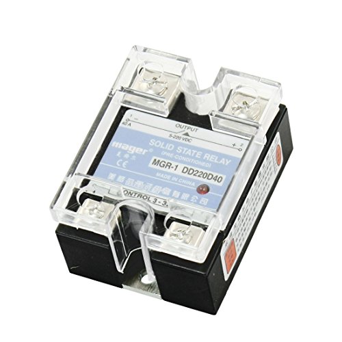 MGR1DD220D40-DC-332V-to-DC5220V-40A-Solid-State-Relay-w-Clear-Cover