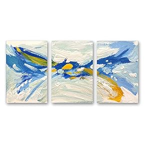 3 Panel Abstract Pictures Home Wall for Bedroom...