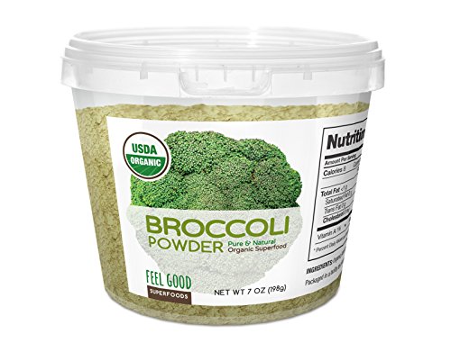 Feel Good Superfoods USDA Organic Broccoli Powder 7 Ounces / 198 Grams