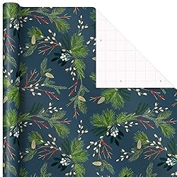 Hallmark Holiday Wrapping Paper with Cut Lines on