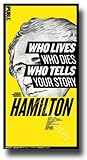 Hamilton Poster - Broadway Musical Play 10 x 17 Alexander Lin Manuel-Miranda Public