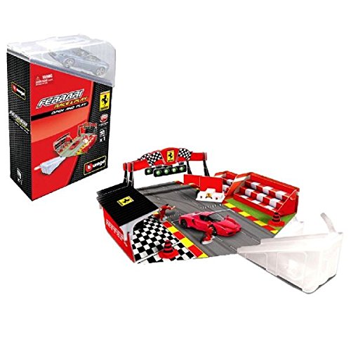 Bburago 2011 Assorted Race Ferrari Open & Play Set (1:43 Scale)