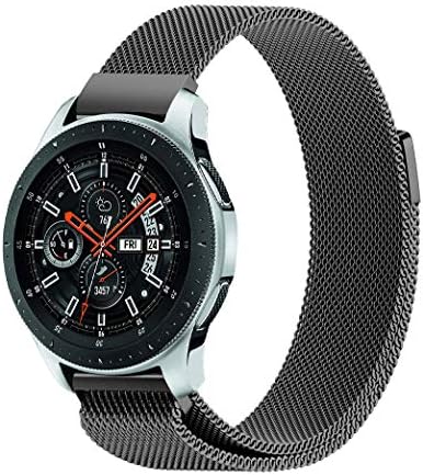 Sinma Galaxy Luxury Sport Wristband Loop Stainless Steel Metal Wristband for Samsung Galaxy Watch 46mm