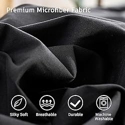 DOWNCOOL King Comforter Set - Black Comforter King