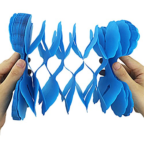 image for Coceca 6pcs Colored Four-Leaf Clover Garland Party Streamers Tissue Pa