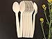 DISPOSABLE SPOONS 100% COMPOSTABLE BIODEGRADABLE CORNSTARCH (CPLA) UTENSILS/CUTLERY/FLATWARE - 100 7” LARGE HEAVY DUTY SPOONS by Ode To Earth