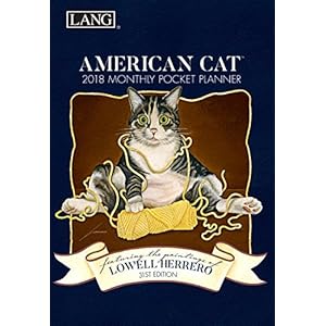 American Cat 2018 Monthly Pocket Planner