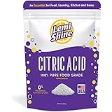 Lemi Shine 100% Citric Acid l Pure Food-Grade Flavor Enhancer & All-Natural Preservative | Fragrance Free Citric Acid for Min