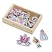 Wooden Princess Magnets