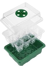 Fuuner Seed Trays 12 Pack 144 Cell Propagator with Lids Adjustable Vents view 3