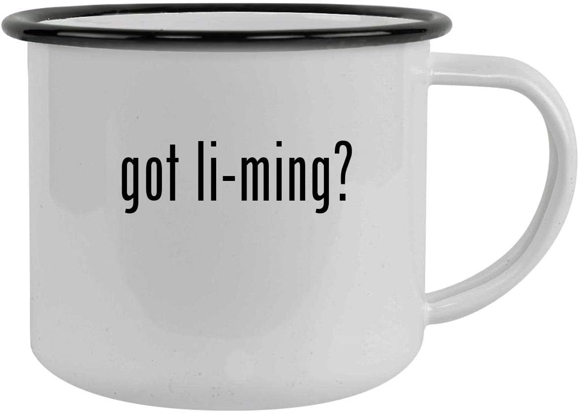 got li-ming? - 12oz Camping Mug Stainless Steel, Black