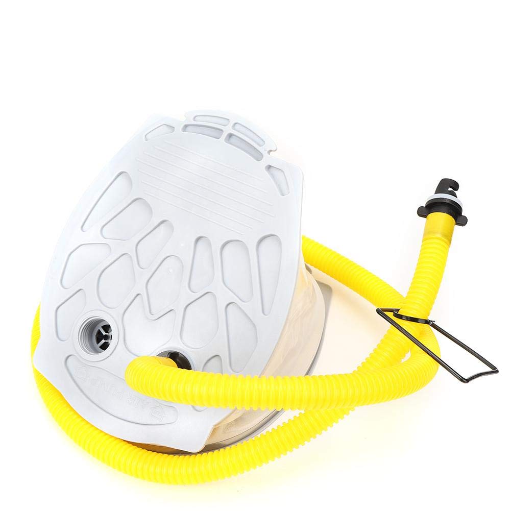 logozoe Portable Manual Pump Compact Plastic Dinghy Pump, Foot Pump, Air Pump for Fishing Inflatable Boat Rubber Dinghy