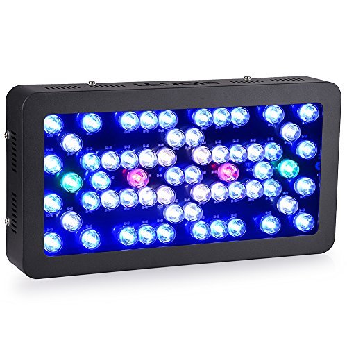 Ledgle led aquarium light dimmable 300w reef aquarium l…
