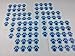 SAHM Blue Paw Print Stickers - 120 Dog Cat Animal Paws 1 inch Small for Boy Or Girl - Great for Birthday Party Favors - Clues - Scrapbook - Calendar - Teachers Reward - Labels