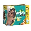 Pampers Baby Dry Diapers Economy Pack Plus Size 5 172 Count