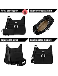 Baggallini - Bolso cruzado ligero y resistente al agua