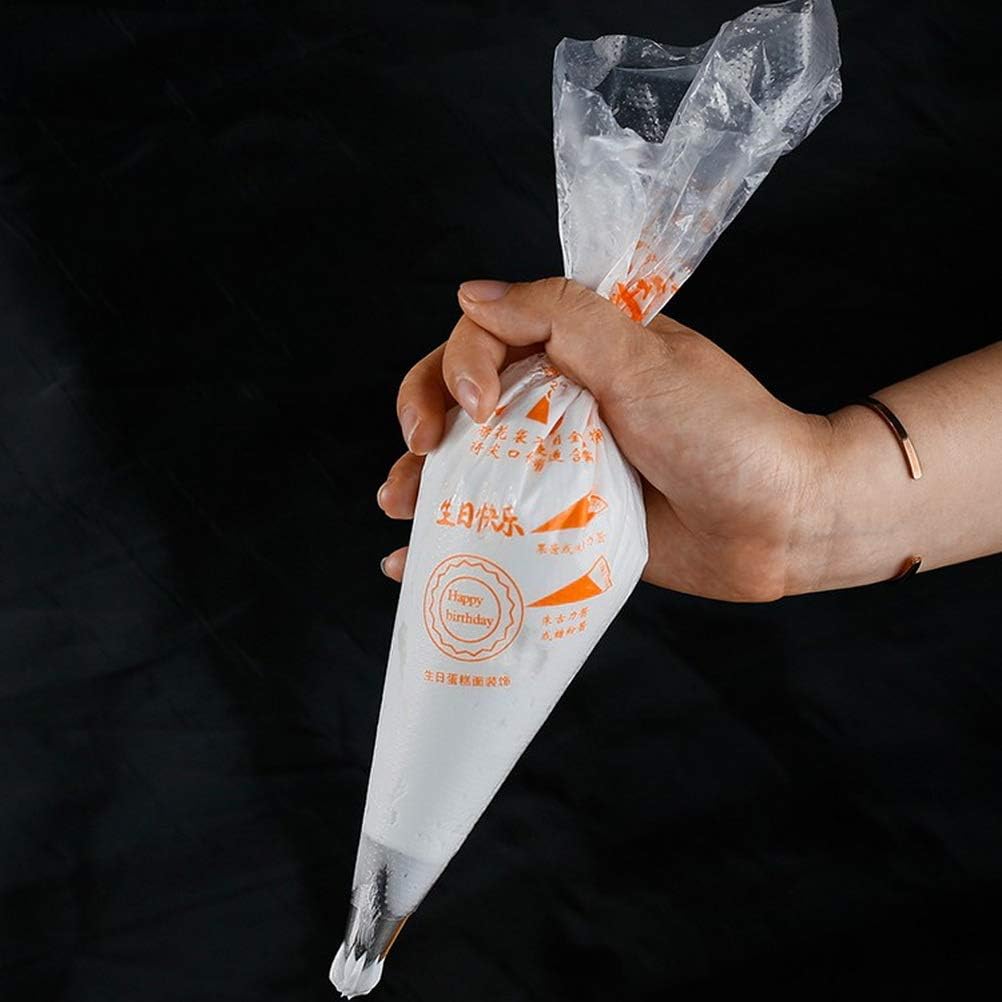 kuou 300 Pcs Disposable Piping Bags, Small Medium Large Icing Bags(3 Size) Plastic Pastry Bags - Image 5