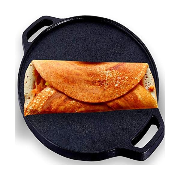 Price in India Roston Cast Iron Dosa Tawa Cookware Vessel Pre