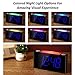 Loud Vibrating Alarm Clock Bed Shaker for Bedrooms Home Kitchen Desk, Heavy Sleepers Deaf Seniors Kids - Large Digital Display & Dimmer, Night Light, 2 USB Ports, Easy Set, 12/24 H DST, Battery Backup