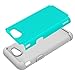 For Samsung Galaxy J3 Emerge / J3 Prime / J3 (2017) / Sol 2 / Amp Prime 2 / Express Prime 2 Case, OEAGO [Shockproof] Hybrid Dual Layer Defender Protective Case Cover (Teal)