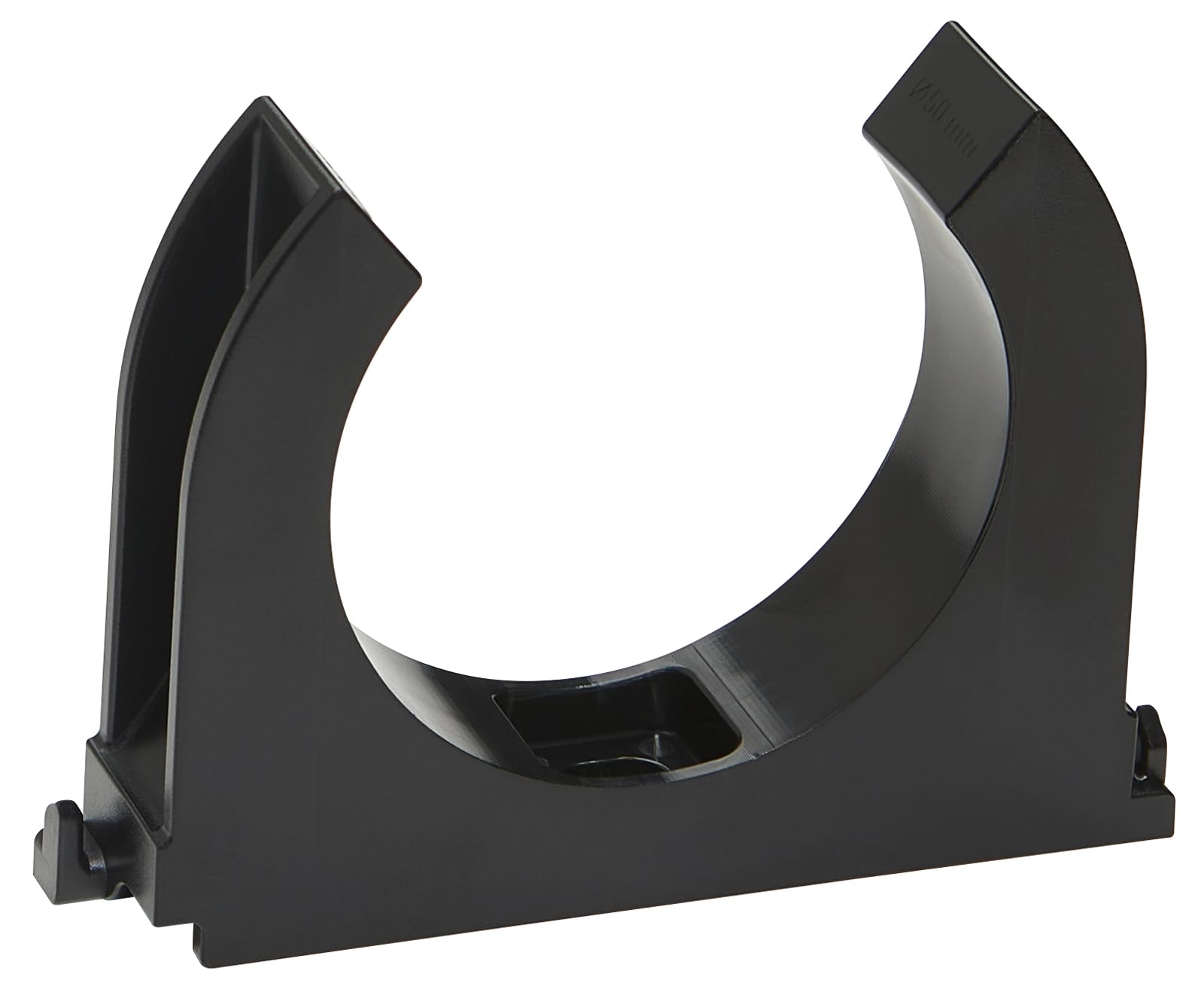 SOMA Pipe Clip Plastic Black 50 mm Pack of 9 Clamp Pipe Clamp UV Resistant