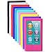 ColorYourLife 9 Soft Silicone Cases Skins Covers for New iPod Nano 8th Generation 7th Generation with 2 Screen Protectors and Cleaning Wipe