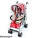 Aeroway® Universal Clear Waterproof Rain Cover Wind Shield Fit Most Strollers Pushchairs
