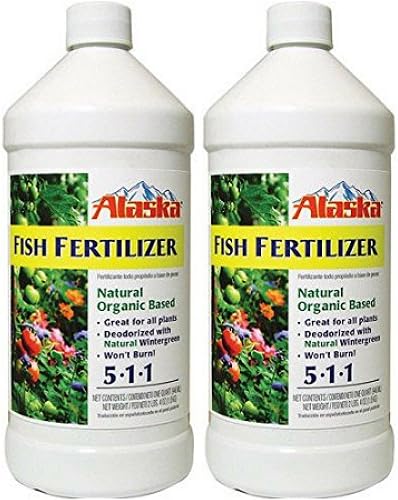 Alaska Fish Plant Fertilizer 5-1-1 (2 Bottle - 32 fl. oz)