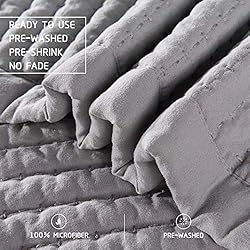 KASENTEX Quilt Mini Set-Stone Washed-Super Soft
