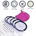 Just Add Water! Reusable Makeup Remover Cloth Pads 5 Pack + 1 Bamboo Exfoliator Mitten, Premium Microfiber Pads Machine Washable up to 1000 Times
