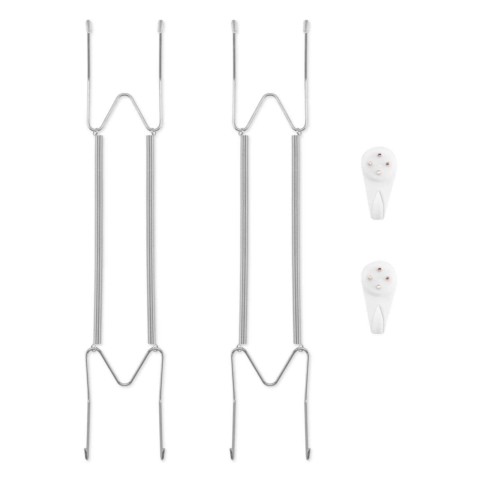 Photo 1 of 2 Pack Plate Hangers for The Wall, Suitable for 16-20 inch Art Plate, Stainless Steel Invisible Heavy Duty Wire Plate Holder with Wall Hooks, Plate Hangers for Displaying Plates, Platter, Dish, Silver