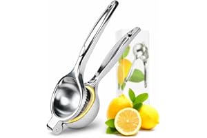 Heavy Duty Lemon Squeezer (22 cm) – Manual Citrus Juicer for Lemons & Limes, Easy-Press Ergonomic Handle, Rust-Resistant & Di