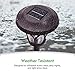 Azirier Solar Lights Outdoor Waterproof Security Lights Easy Install Garden Lights for Garden Path Walkway Light 8 Pack …