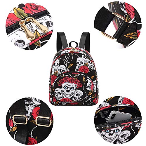 skull mini backpack
