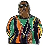 Est Mundun Celebrity Famous Pin Enamel Pin | Pin Set For Jackets, Backpacks, Hats and Jackets (Biggie)