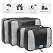 Packing Cubes Set – 4 Travel Luggage Packing Organizers - Compression Packing Cubes
