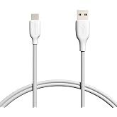 Amazon Basics USB-A to USB-C Fast Charging Cable, USB 2.0, 480Mbps Data Transfer Speed, USB-IF Certified, for Apple iPhone 16/15, iPad, Samsung Galaxy, Tablets, Laptops, 3 Foot, White