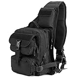 Tactical Sling Bag Pack Military Rover Shoulder Sling Backpack Crossbody Bag for Hunting Camping Trekking