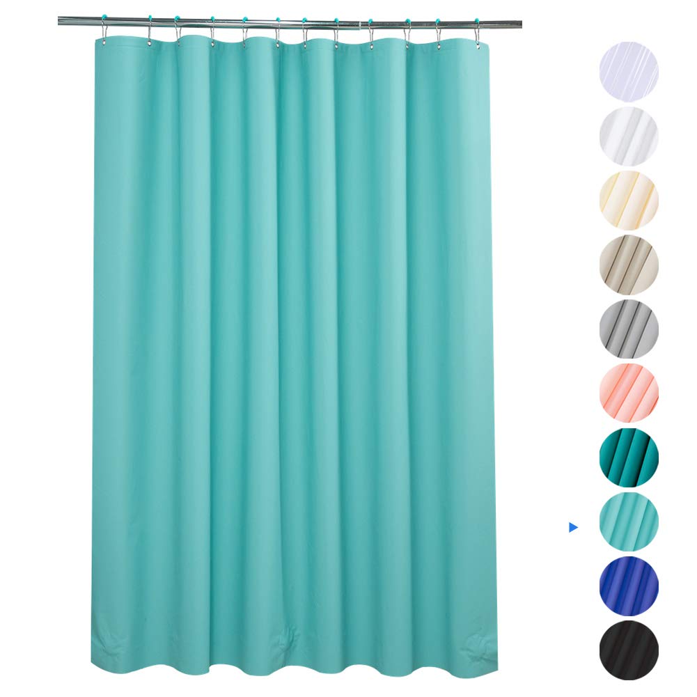Plastic Shower Curtain, 72" W x 78" H EVA 8G Shower Curtain