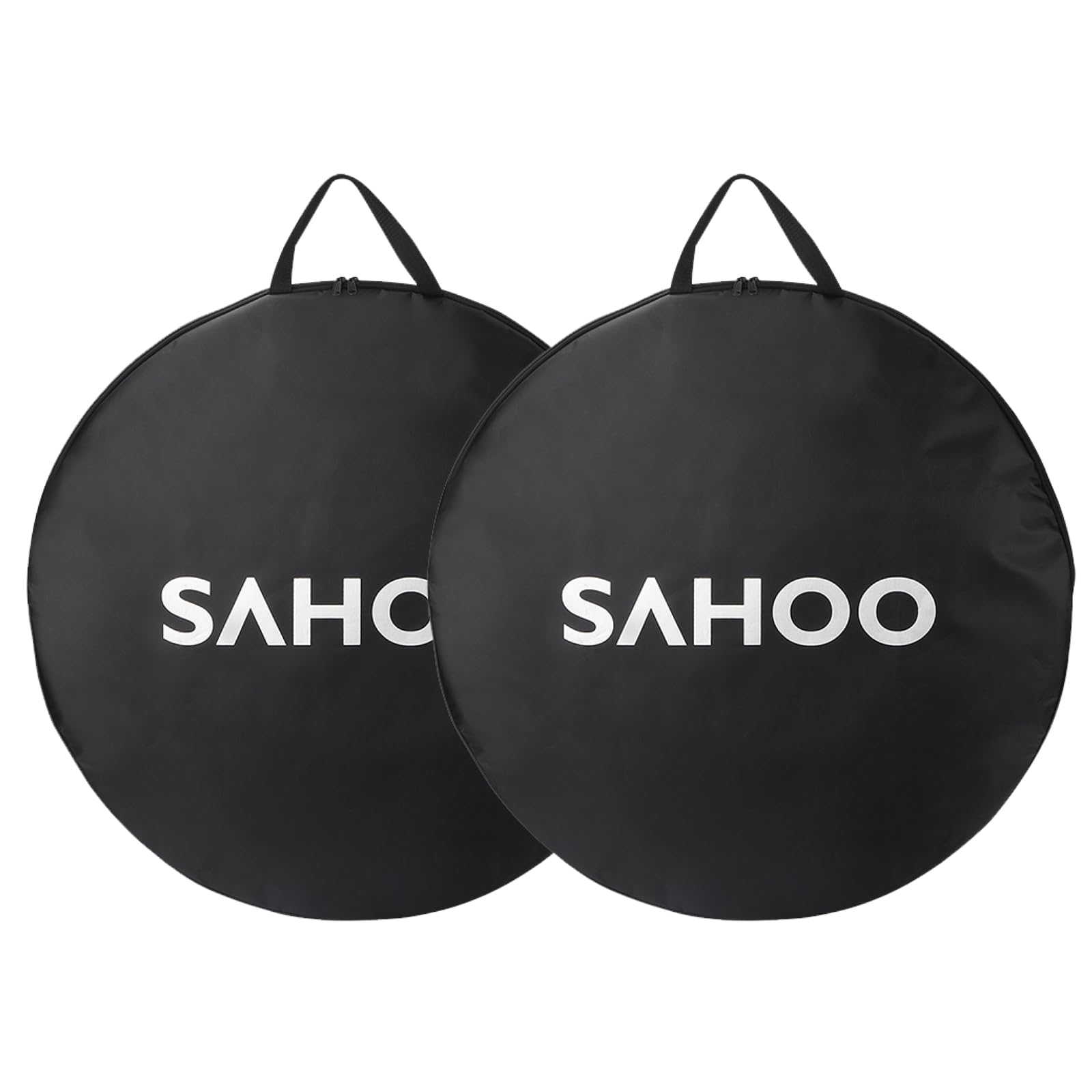 TRIWONDER 2 Pack Bike Wheel Bag Bicycle Wheelset Travel Bag Carry Handbag Cycling Wheel Storage Cover for MTB Mountain Road Bike (26'', Black)