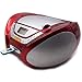 Lauson Boombox with Cd Player Mp3 | Portable Radio CD-player Stereo with USB | Usb & MP3 Player | Headphone Jack (3.5mm) CP542 (Red)thumb 4