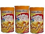 3 Pack of Wardley Goldfish Flakes, 6.8oz per unit