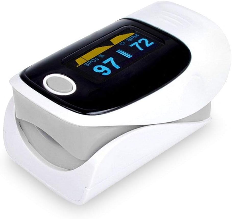 Goglor Fingertip Pulse Oximeter, Blood Oxygen Saturation Monitor With LCD Display,Suitable For Elderly,Children,Sports,Pregnant Woman