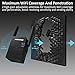 WiFi Range Extender, Anthter 1200Mbps WiFi Repeater with 2 External Antennas, 2.4 & 5GHz Dual Band Signal Booster, 360 Degree Full Coverage WiFi Range Extender Repeater, Easy Set-Up